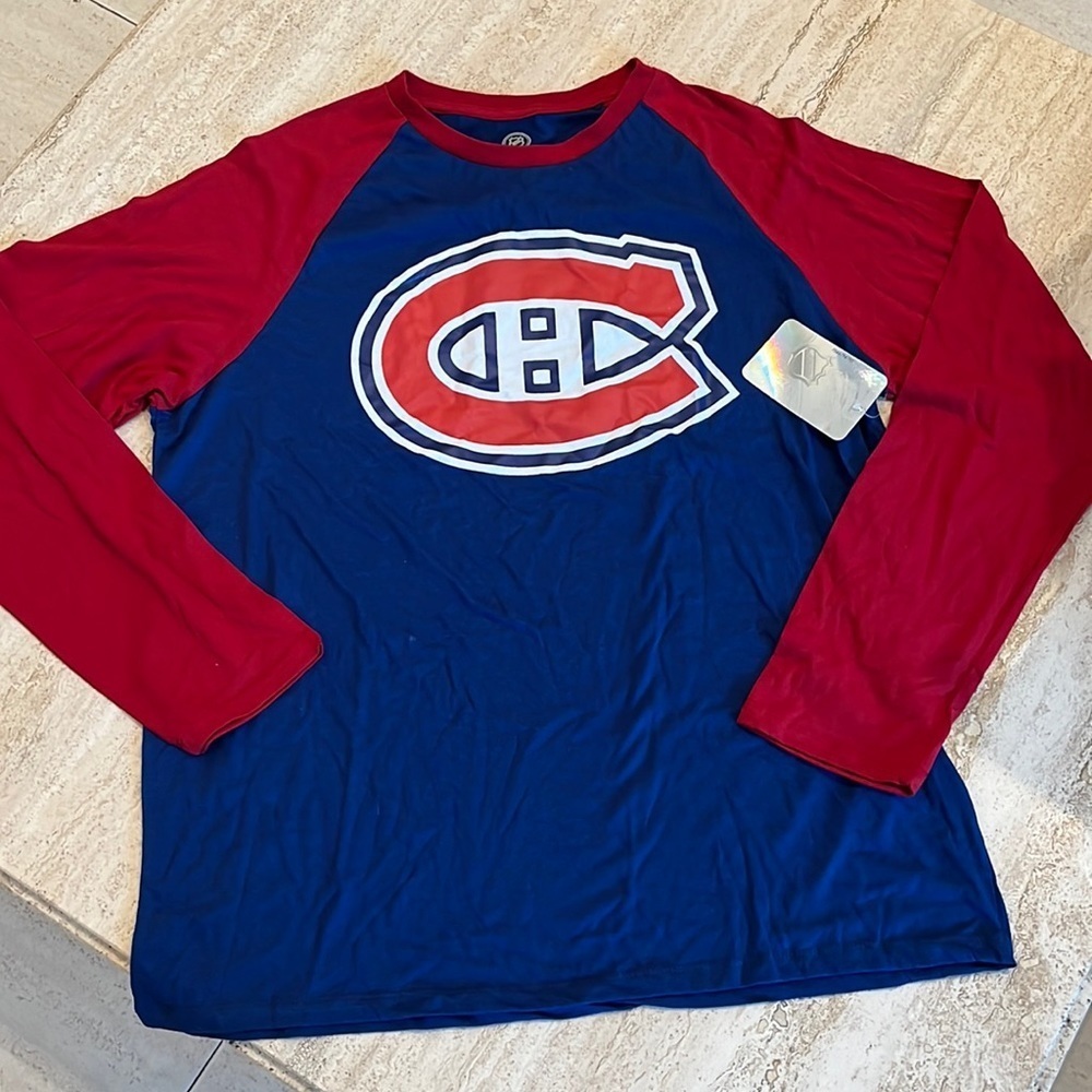 NWT NHL Official Canadiens Habs shirt